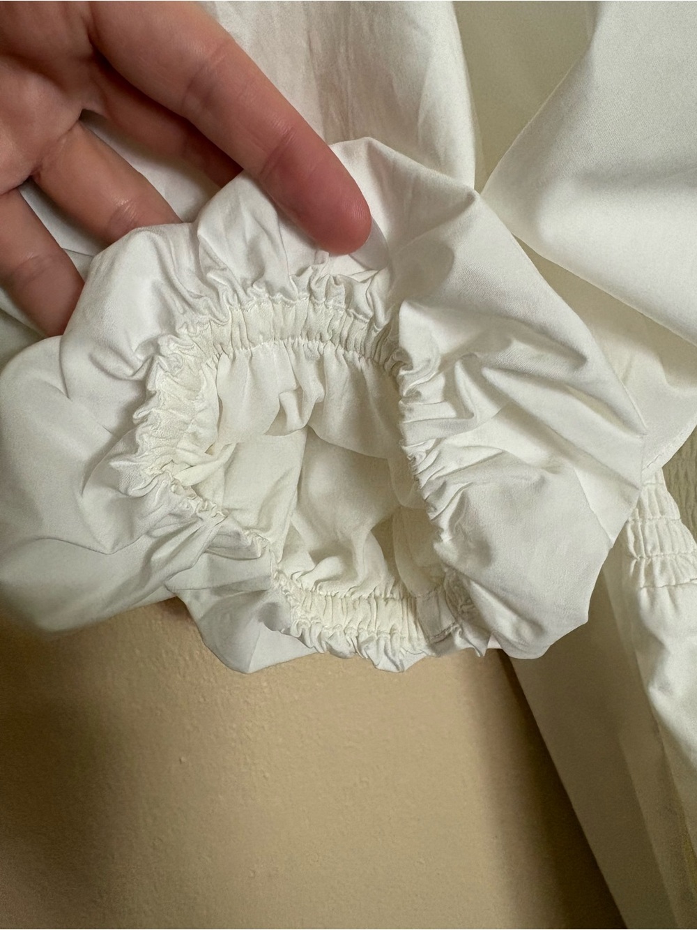 Free People x Mare Mare Bella White Puff Sleeve Bow Mini Dress XS NWT - Picture 10 of 16